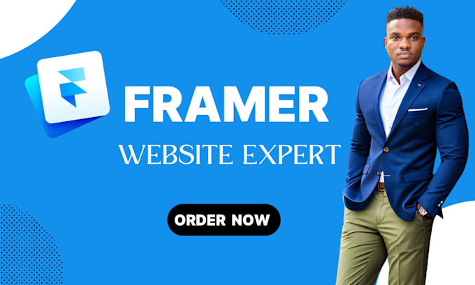 Gig Preview - Design framer website, webflow, framer motion, framer website design