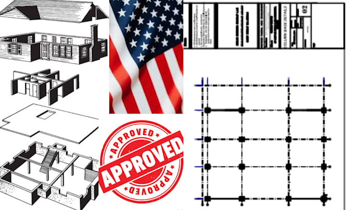 Gig Preview - Review stamp architectural engineering drawing adu mep floor plan city permit