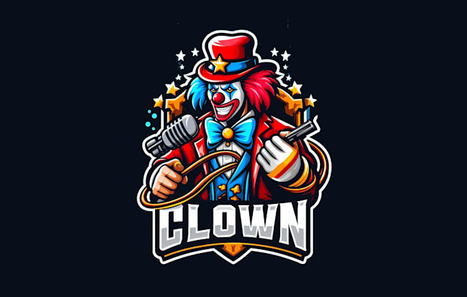 Gig Preview - Design different clown, joker, magic mascot logo in 24 hours