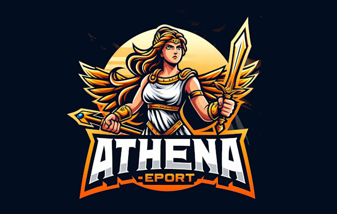 Gig Preview - Make an amazing athena, queen, mascot logo in 12 hours