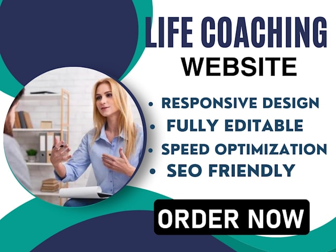 Gig Preview - Build live consulting website, consultation website or coaching website