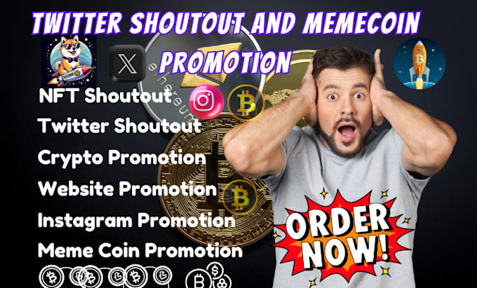 Gig Preview - Twitter shoutout crypto meme coin promotion, solana token, USA, UK web promotion