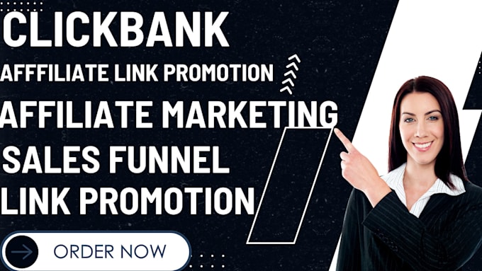 Gig Preview - Affiliate link promotion clickbank affiliate link promotion amazon link