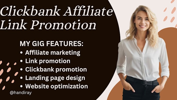 Gig Preview - Clickbank affiliate link promotion, affiliate marketing clickbank link promotion