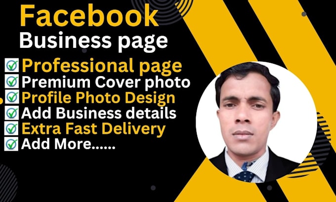 Gig Preview - Professional facebook business page setup