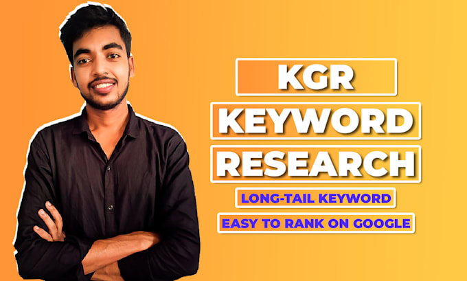 Gig Preview - Provide best kgr keyword research and competitor analysis