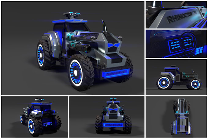 Gig Preview - Create attractive 3d vehicles