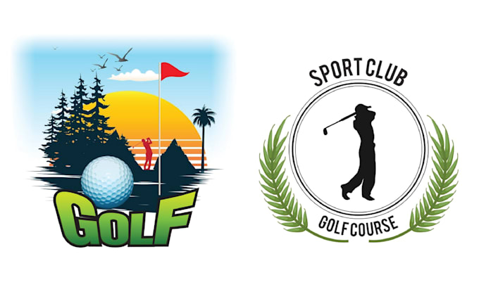 Gig Preview - Create sport hand drawn golf logo and t shirt design