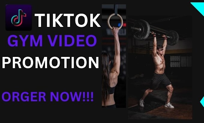 Gig Preview - Promote your gym tiktok video to targeted audience, fitness video organically