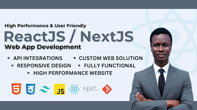 Gig Preview - Convert figma, PSD, xd to HTML, react, nextjs, and develop frontend codes