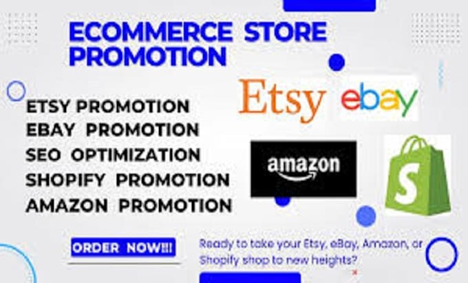 Gig Preview - Promote your etsy ebay, shopify and amazon store on social media for quick sales