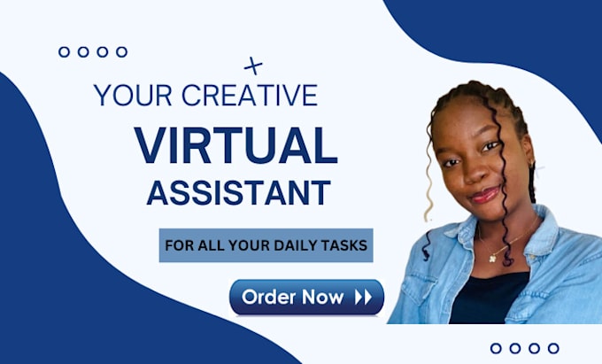 Gig Preview - Do creative virtual assistant executive assistant personal assistant canva