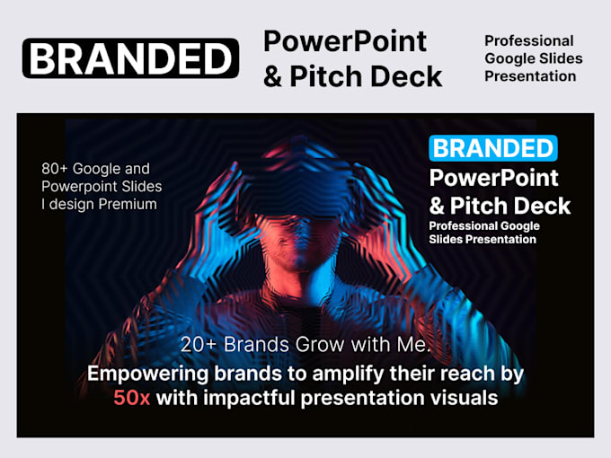 Gig Preview - Design a pitch deck google slides presentation