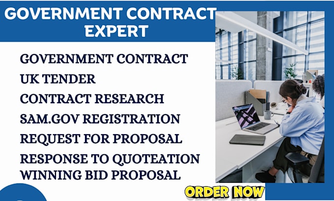 Gig Preview - Bid government contract, win uk tender, rfp, bid proposal