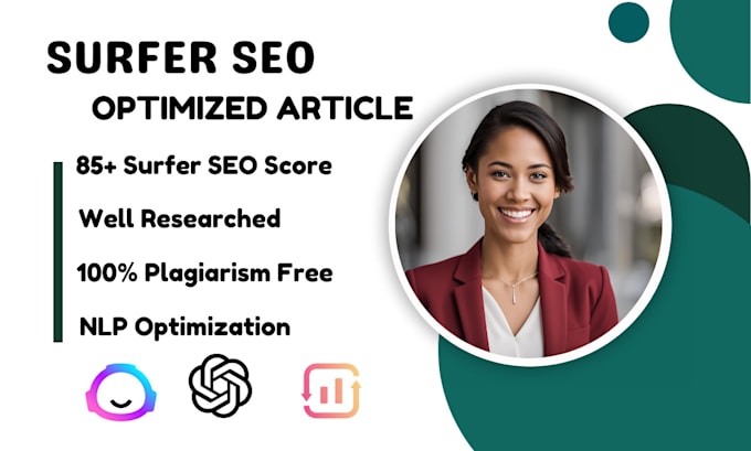 Gig Preview - Write surfer SEO optimized quality articles and blog with jasper ai or jarvis ai