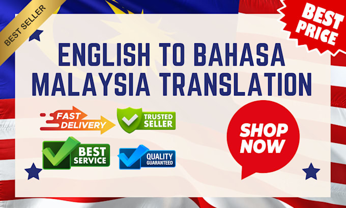 Gig Preview - Translate english to bahasa malaysia