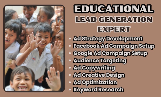 Gig Preview - Educational leads school leads preschool leads college lead daycare lead nursery