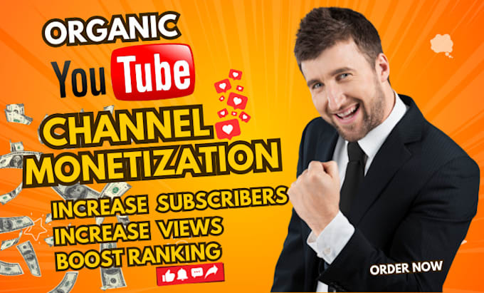 Gig Preview - Promote your youtube channel  to monetization level