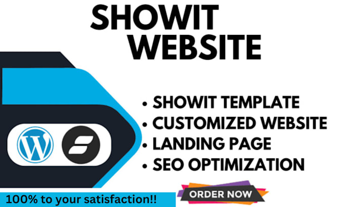 Gig Preview - Design showit website showit template showit expert