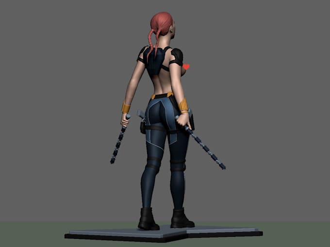 Gig Preview - Custom nsfw stylized character model, vtuber avater model,3d printing zbrush