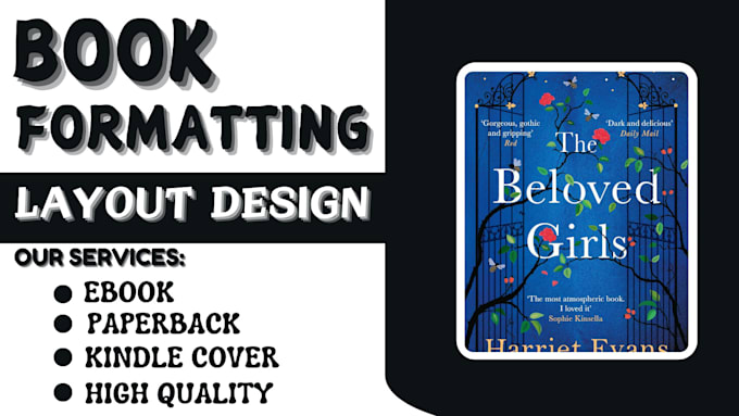 Gig Preview - Handle book formatting and layout design for both print and ebook versions