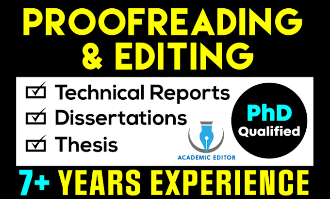 Bestseller - proofread the your thesis or dissertation in apa 7