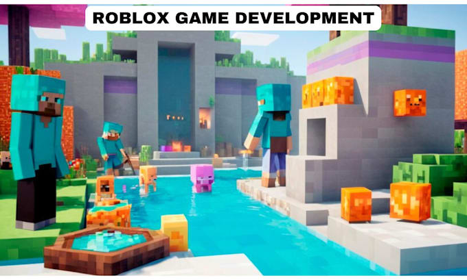 Gig Preview - Develop a complete roblox game development,  roblox map, roblox simulator game