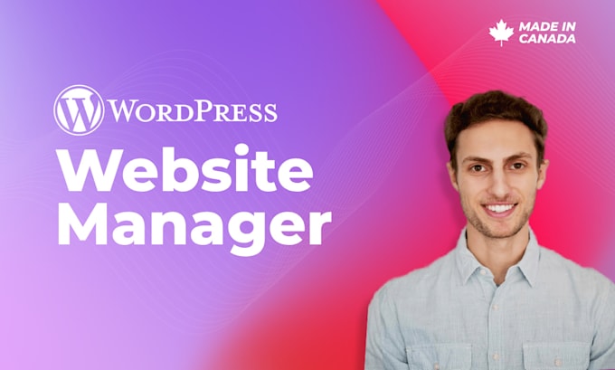 Gig Preview - Provide wordpress website maintenance and be your website manager