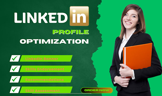 Gig Preview - Do linkedin profile optimization upgrade skills summary headline certification