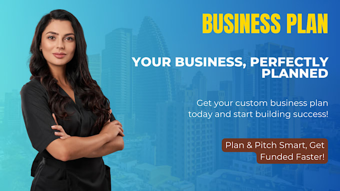 Gig Preview - Create a professional business plan and pitch deck for your startup