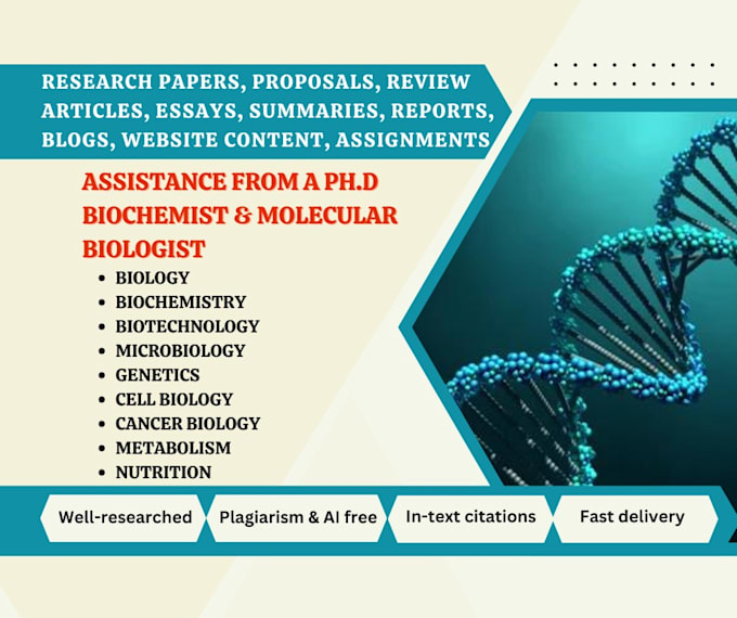 Bestseller - assist in biology, biochemistry, biotechnology, microbiology, cancer genetics,