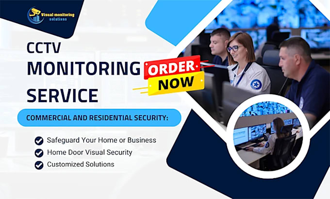 Gig Preview - Remote cctv and surveillance monitoring as security guard