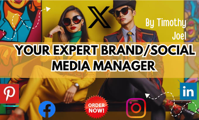 Gig Preview - Be your social media manager, brand manager and do instagram marketing