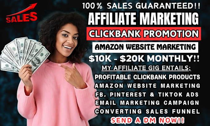 Gig Preview - Do autopilot amazon affiliate website clickbank affiliate marketing sales funnel