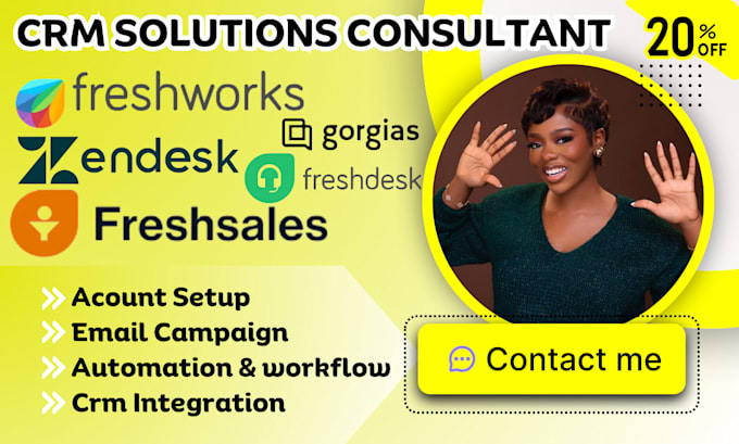 Gig Preview - Setup freshdesk freshsales zendesk gorgias freshwork customer care support