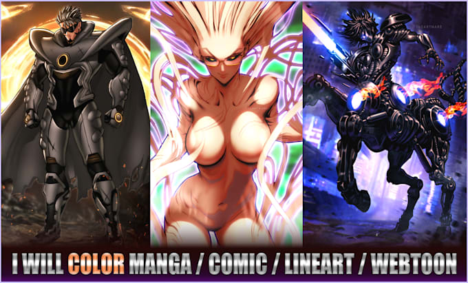 Bestseller - color manga , comic , webtoon and line art