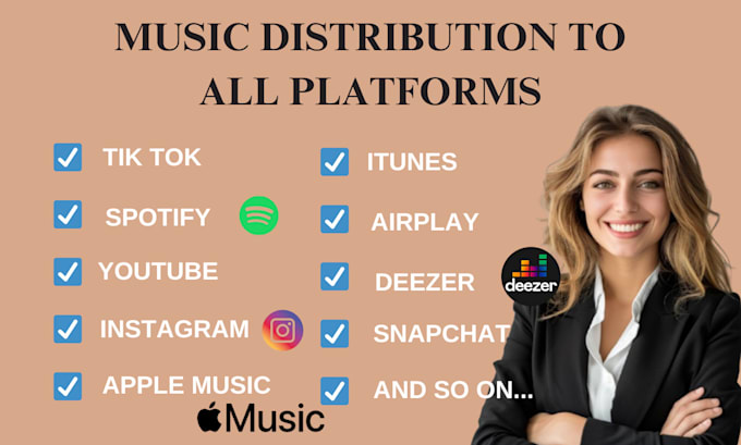 Bestseller - distribute your music to all streaming platform distrokid cdbaby ditto tiktok