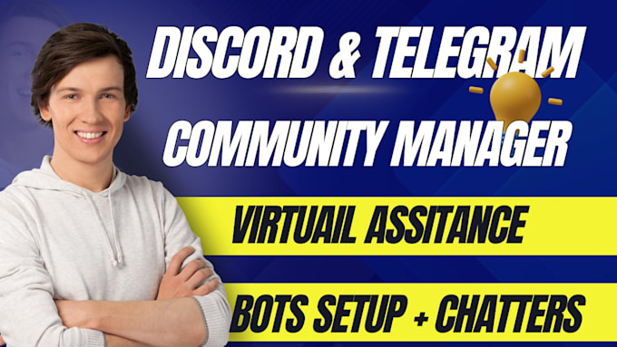 Bestseller - be crypto community manager discord, telegram community moderator virtual assist