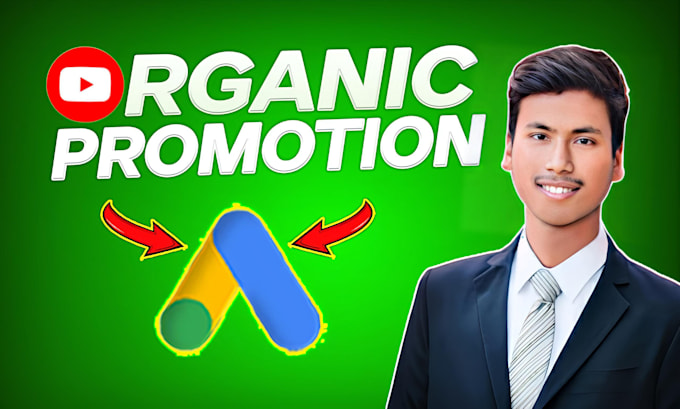 Gig Preview - Do organic youtube video and channel promotion by google ads