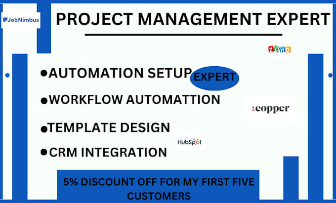 Gig Preview - Set up email automation for pipedrive, copper, hubspot, zoho, jobnimbus