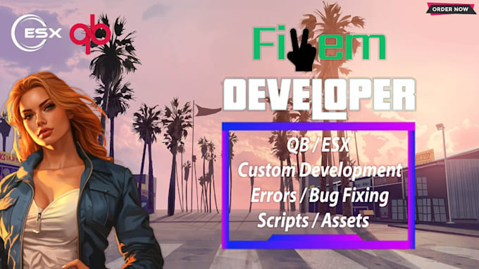 Gig Preview - Develop , fix your fivem server or create custom scripts