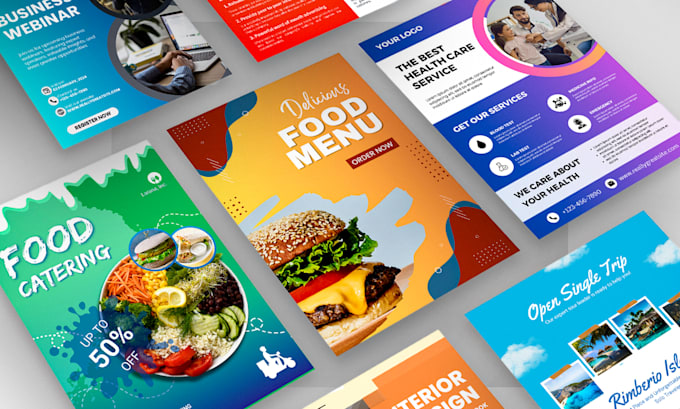 Gig Preview - Design awesome business flyers brochures for brand