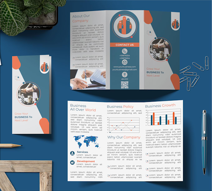 Gig Preview - Design flyer, bi fold, tri fold, brochure, company profile