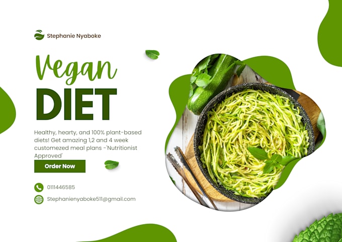 Gig Preview - Write customized vegetarian and vegan meal plans