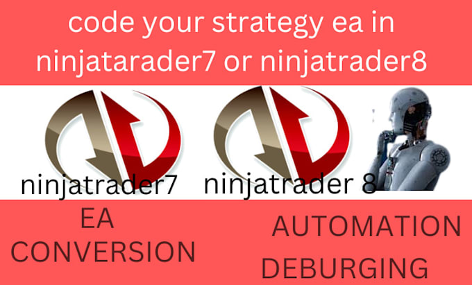 Gig Preview - Code ninjatrader strategy, convert the codes to and from ninjatrader