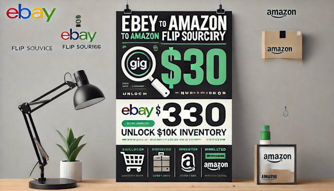 Gig Preview - Do ebay to amazon flip arbitrage sourcing and management