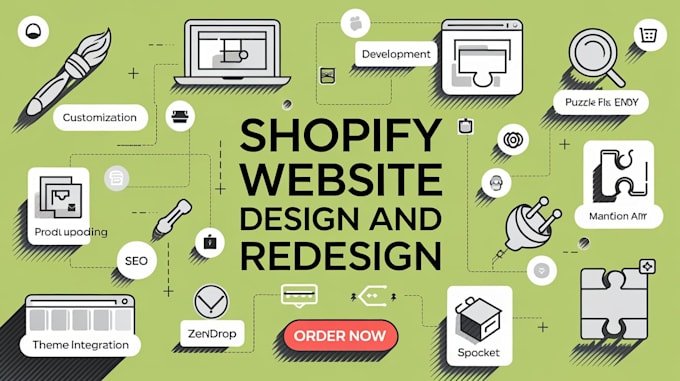 Gig Preview - Setup profitable shopify dropshipping store shopify website shopify store