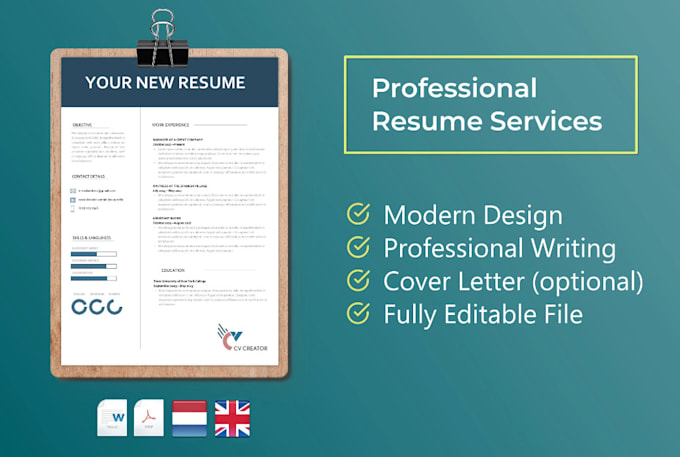 Bestseller - help you with your resume and cv