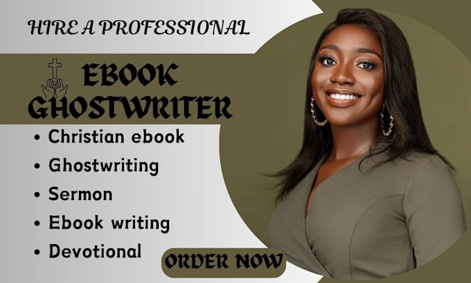 Gig Preview - Write a devotional be christian ebook writer ghost book writer ebook ghostwriter