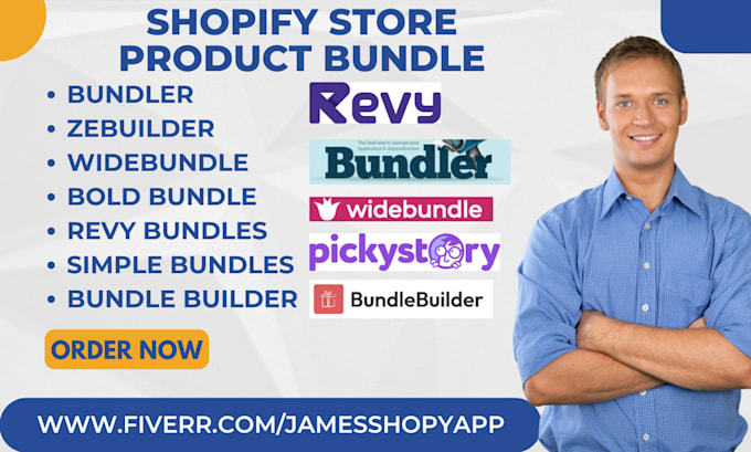 Gig Preview - Setup shopify product bundle bundler bundle builder bold bundle zebundler